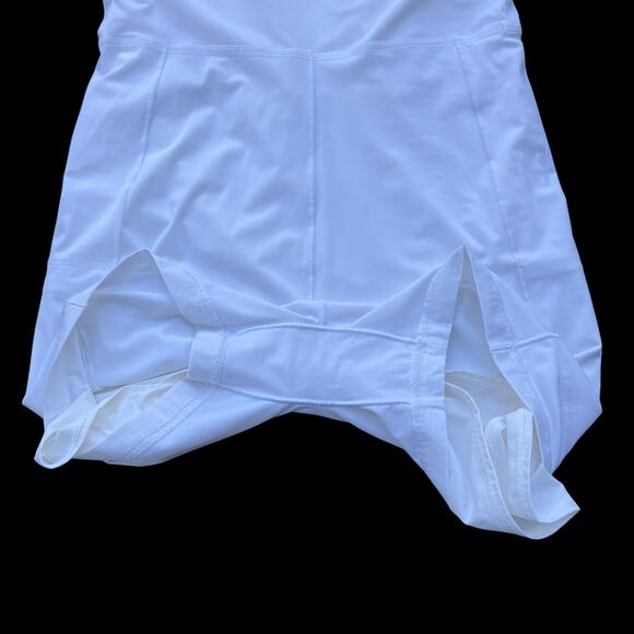 Outdoor Voices Dress Sz M White Racerback Lined Skort Exercise Athletic Tennis - Picture 7 of 11